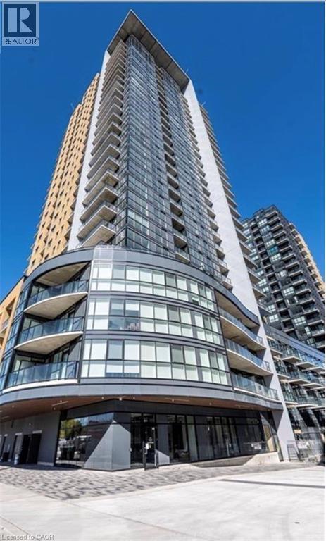 View of apartment building / complex - 108 Garment Street Unit# 606, Kitchener, ON - Outdoor With Balcony With Facade