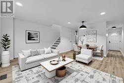 Living Room with AI Virtual Staging -