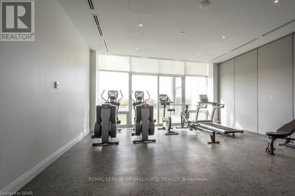 413 - 58 Plant Street, Quinte West (Sidney Ward), ON - Indoor Photo Showing Gym Room