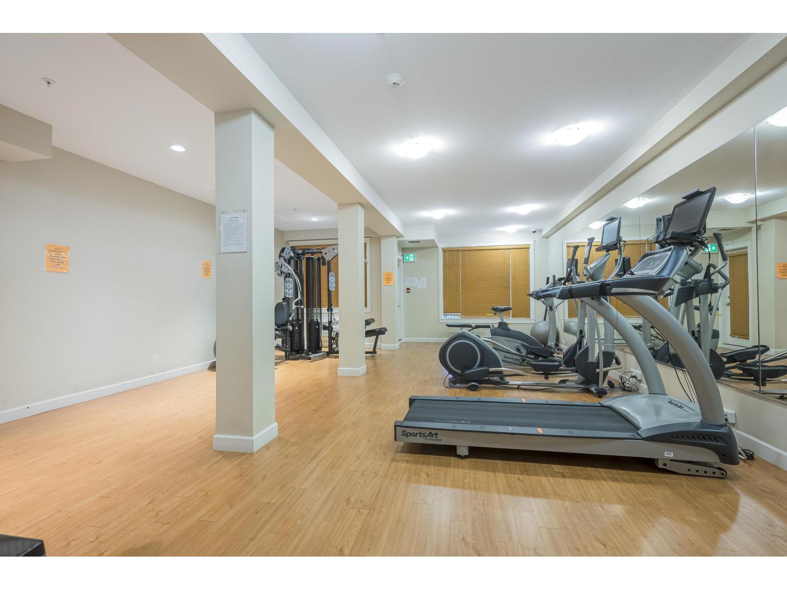 357 8258 207A Street, Langley, BC - Indoor Photo Showing Gym Room