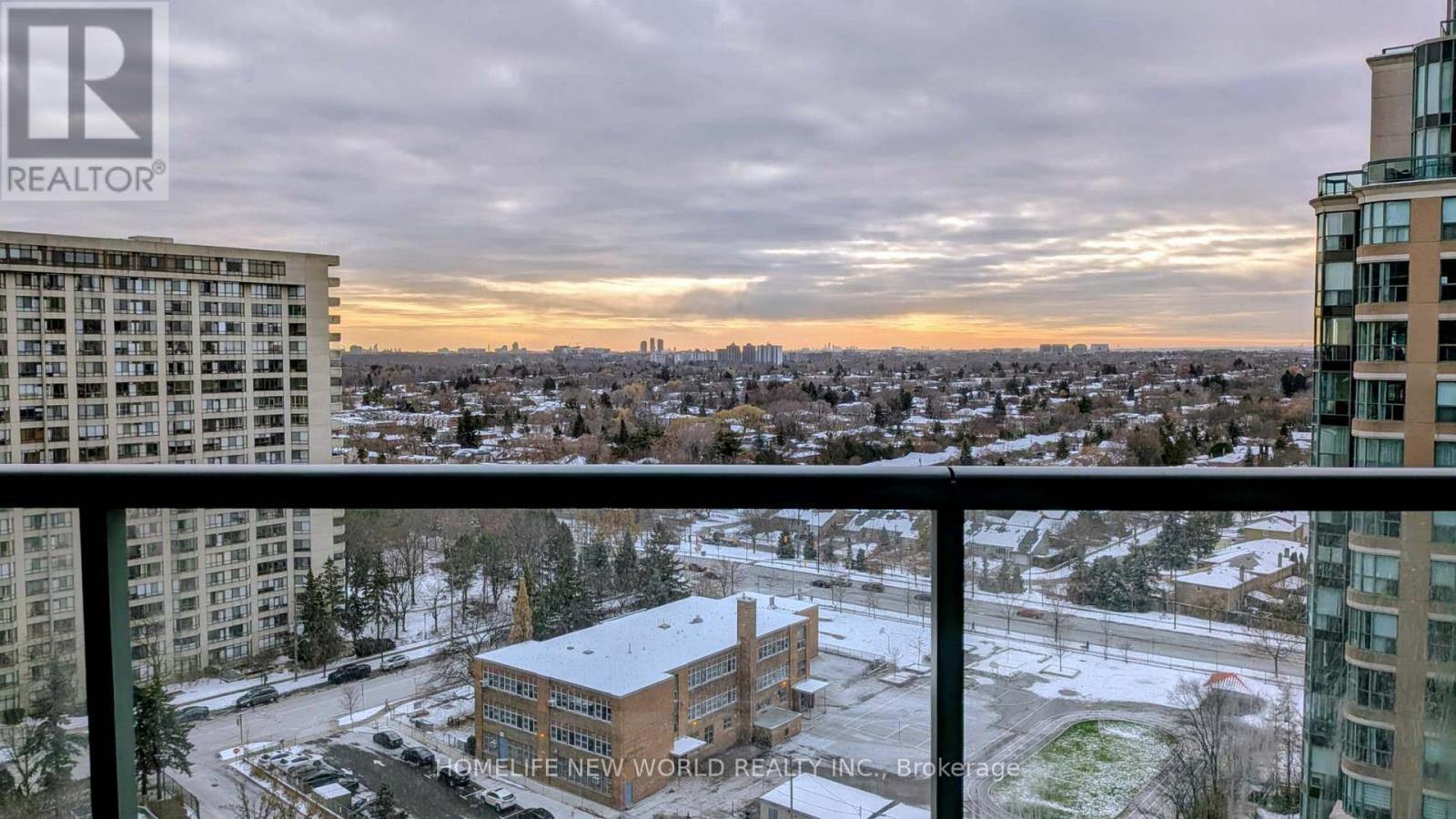 1607 - 5500 Yonge Street, Toronto, ON - Outdoor With Balcony With View