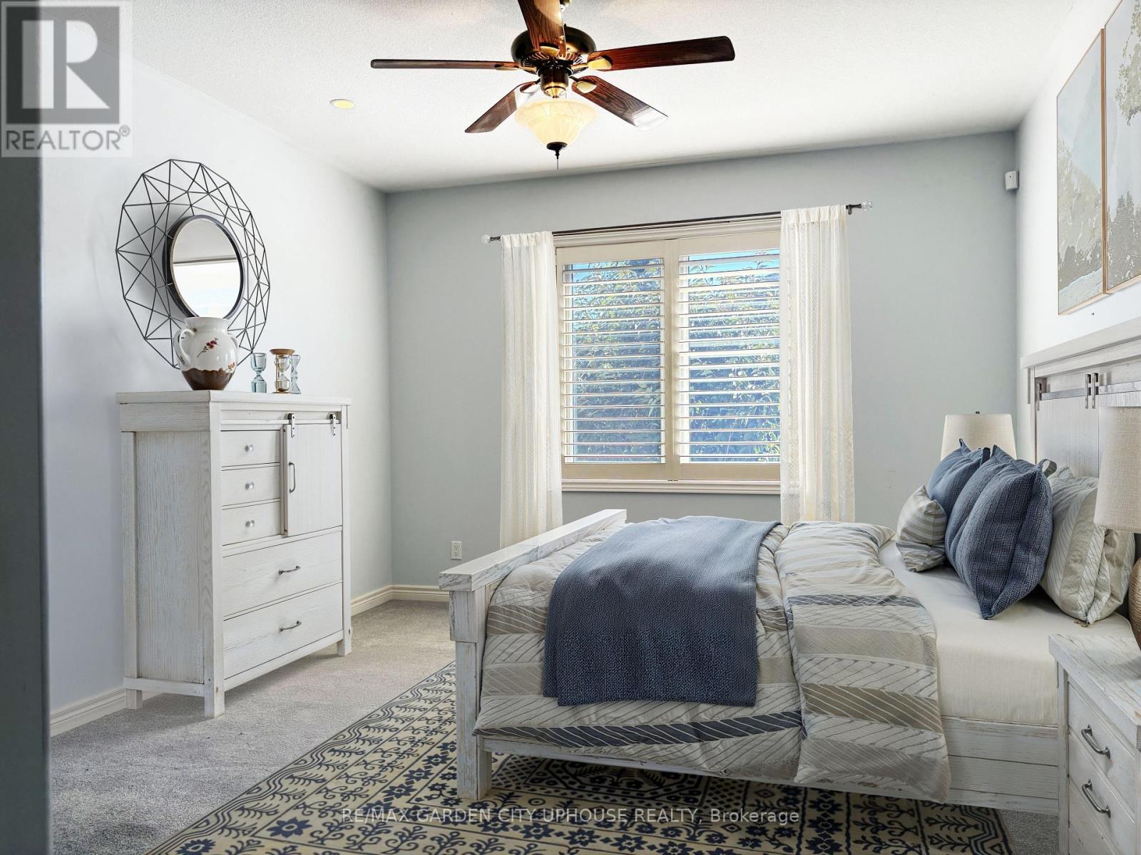 Virtually Staged - 132 Loretta Drive, Niagara-On-The-Lake (Virgil), ON - Indoor Photo Showing Bedroom