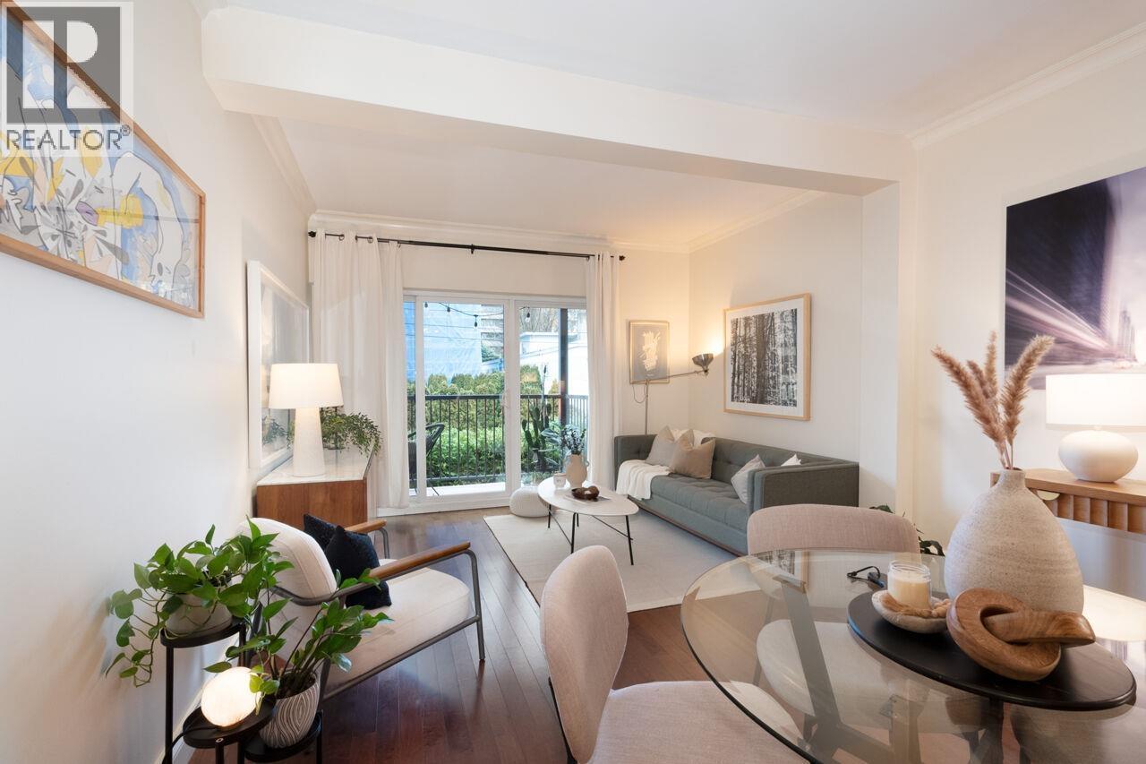 308 1655 Nelson Street, Vancouver, BC - Indoor Photo Showing Living Room