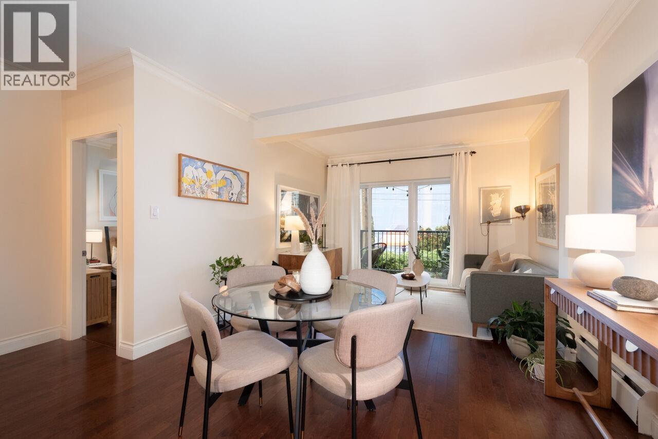 308 1655 Nelson Street, Vancouver, BC - Indoor Photo Showing Dining Room