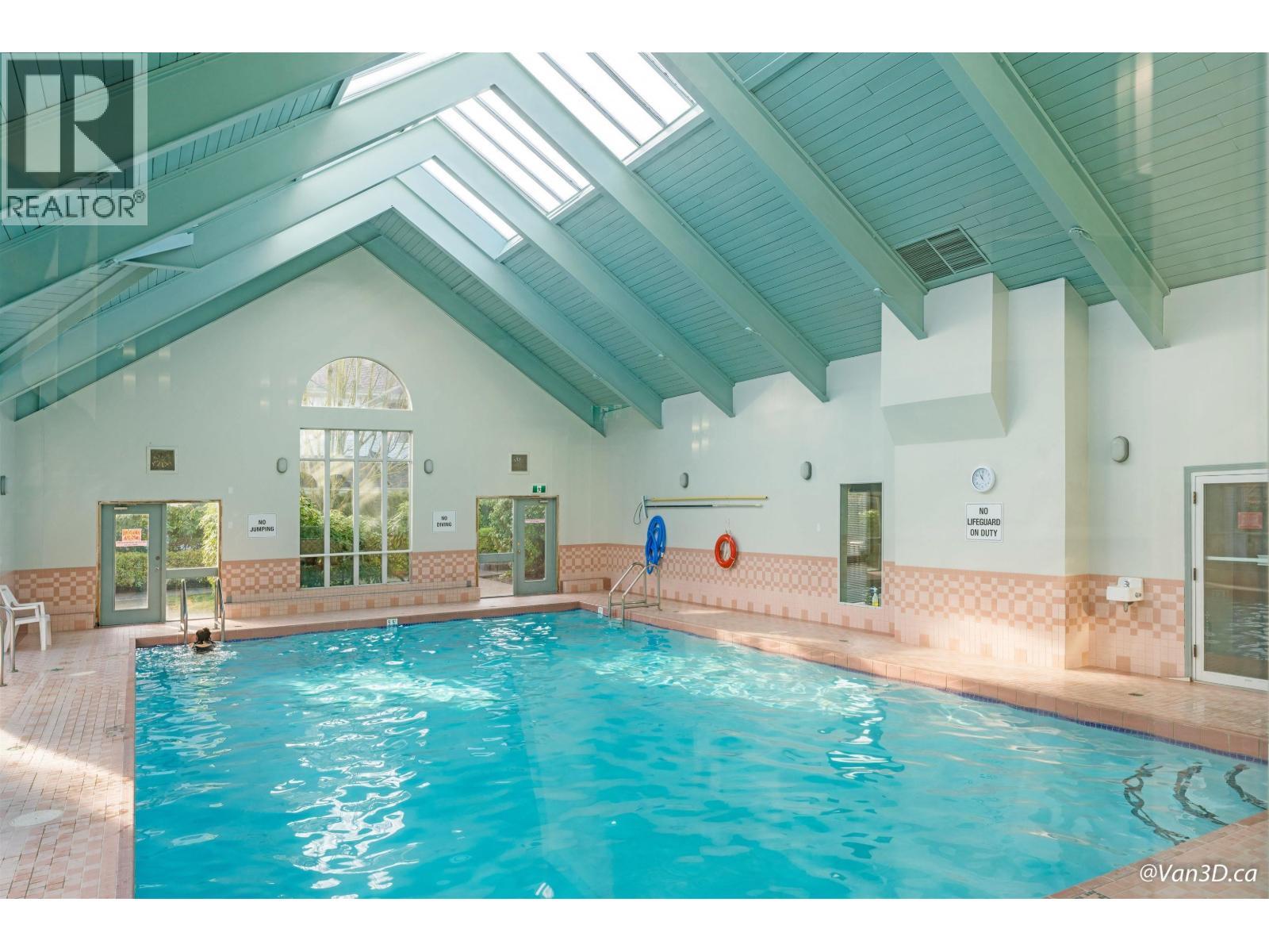 233 Waterleigh Drive, Vancouver, BC - Indoor Photo Showing Other Room With In Ground Pool