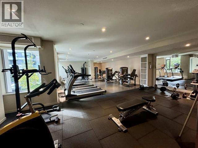 1208 1661 Quebec Street, Vancouver, BC - Indoor Photo Showing Gym Room
