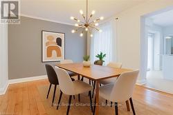 Virtually Staged Dining room -