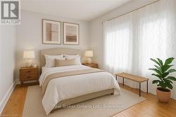 Virtually Staged Primary Bedroom -