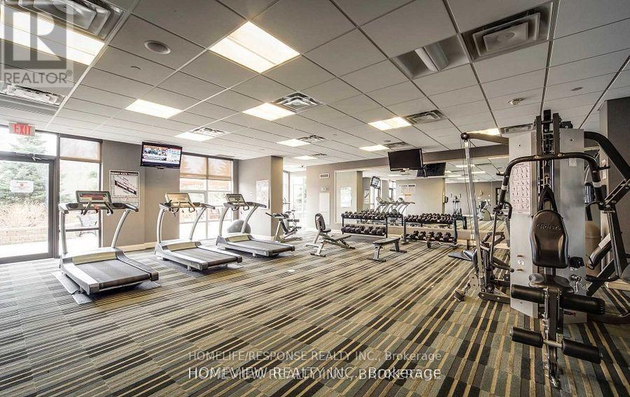 1006 - 9235 Jane Street, Vaughan, ON - Indoor Photo Showing Gym Room