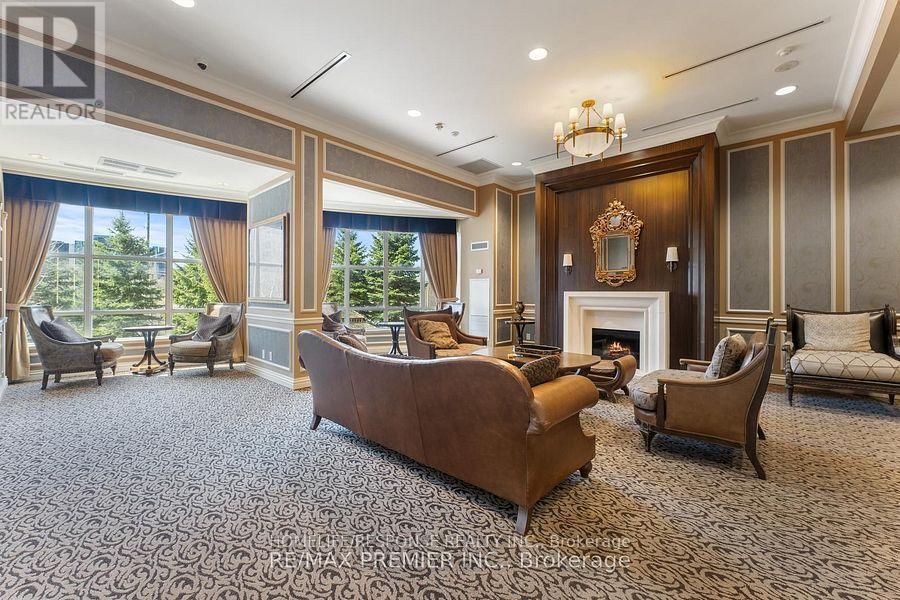 1006 - 9235 Jane Street, Vaughan, ON - Indoor With Fireplace