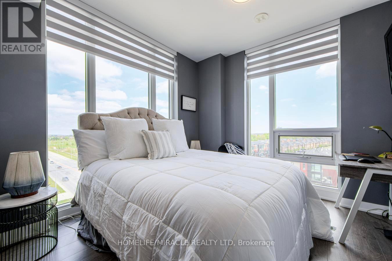 703 - 180 Veterans Drive, Brampton, ON - Indoor Photo Showing Bedroom