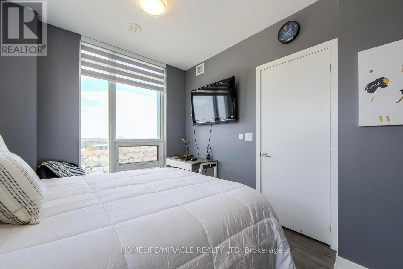 703 - 180 Veterans Drive, Brampton, ON - Indoor Photo Showing Bedroom