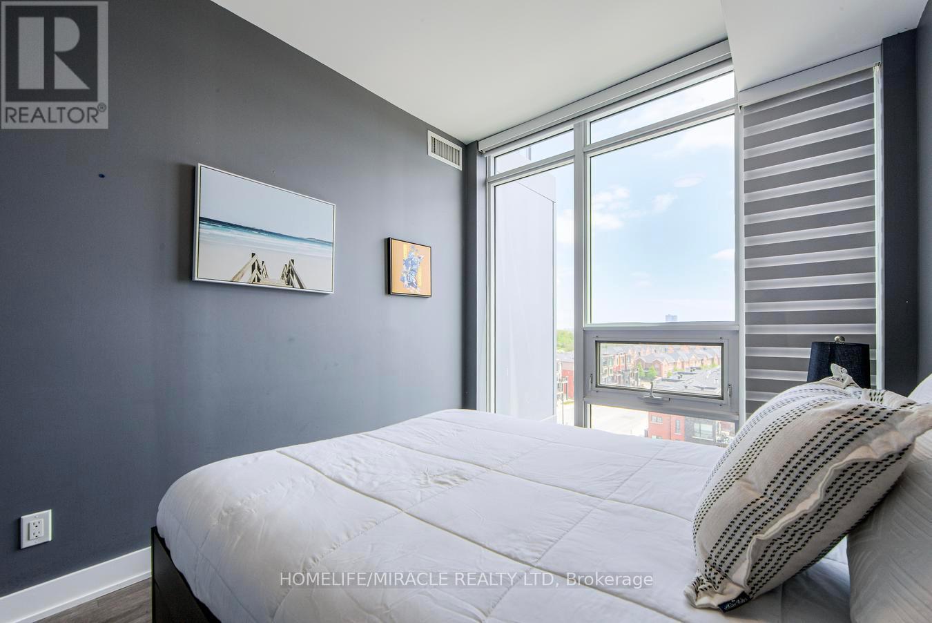 703 - 180 Veterans Drive, Brampton, ON - Indoor Photo Showing Bedroom