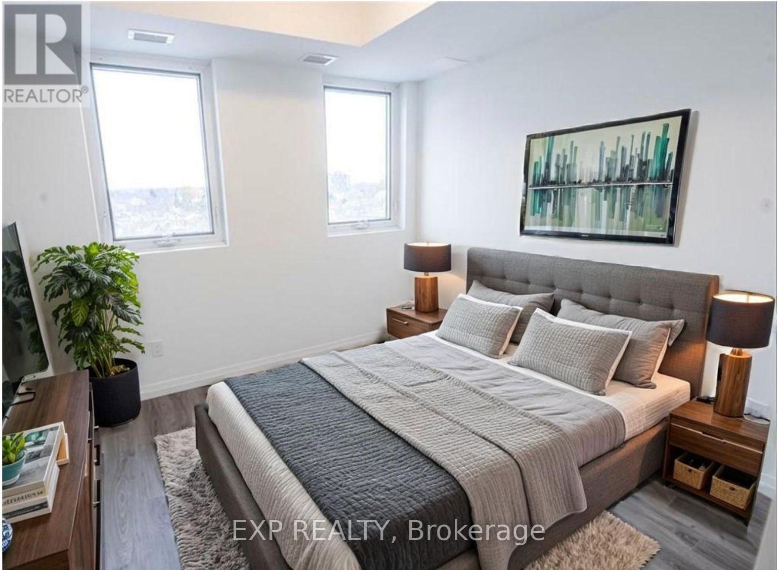 606 - 108 Garment Street, Kitchener, ON - Indoor Photo Showing Bedroom