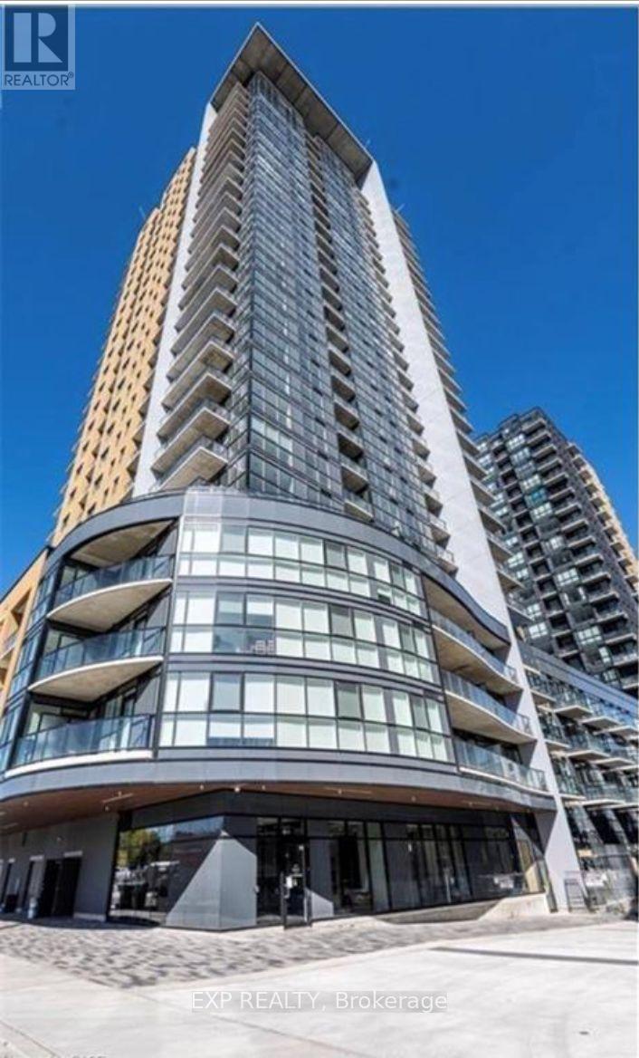 606 - 108 Garment Street, Kitchener, ON - Outdoor With Balcony With Facade