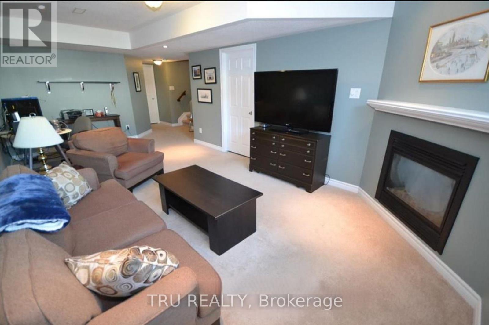 247 Hunterbrook Street, Ottawa, ON - Indoor Photo Showing Living Room With Fireplace