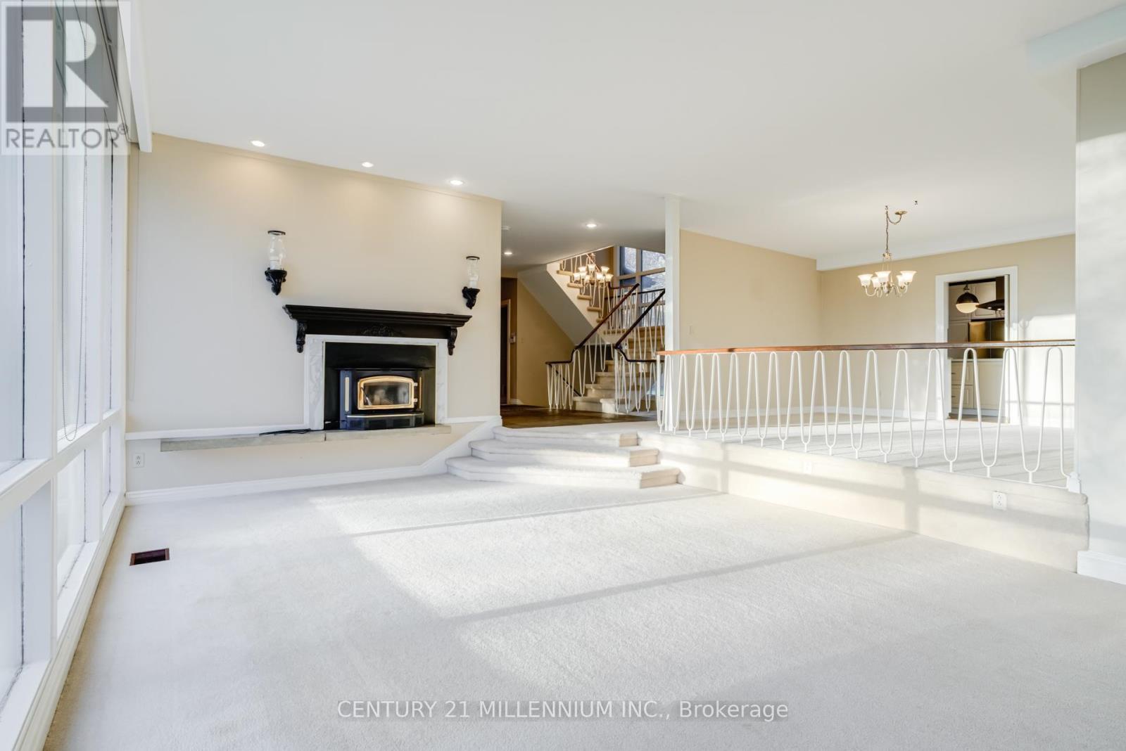 200 Main Street S, Brampton, ON - Indoor With Fireplace