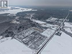 Crow Lake in the background and boat launch. -