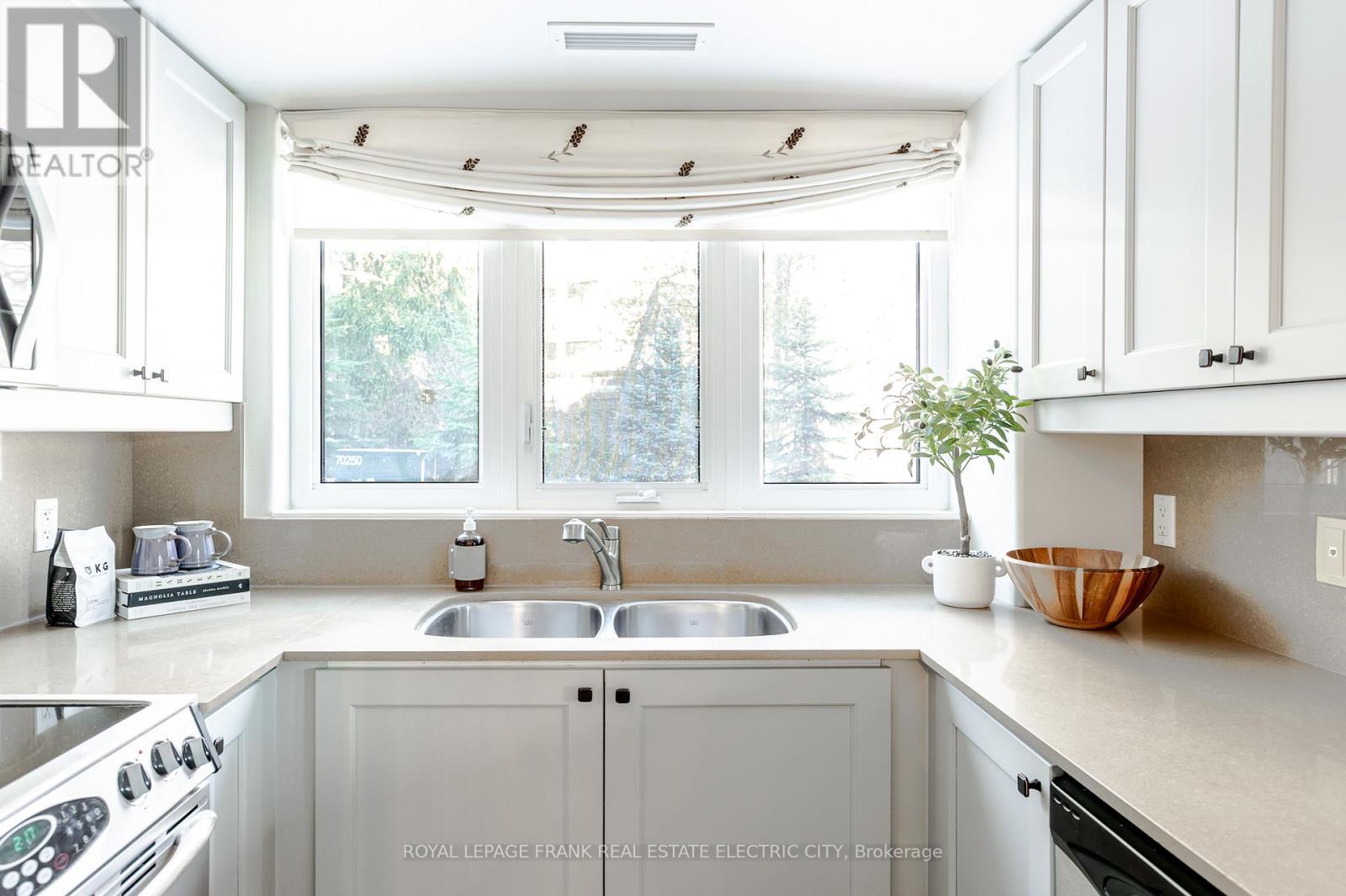 105 - 869 Clonsilla Avenue, Peterborough (Otonabee Ward 1), ON - Indoor Photo Showing Kitchen With Double Sink