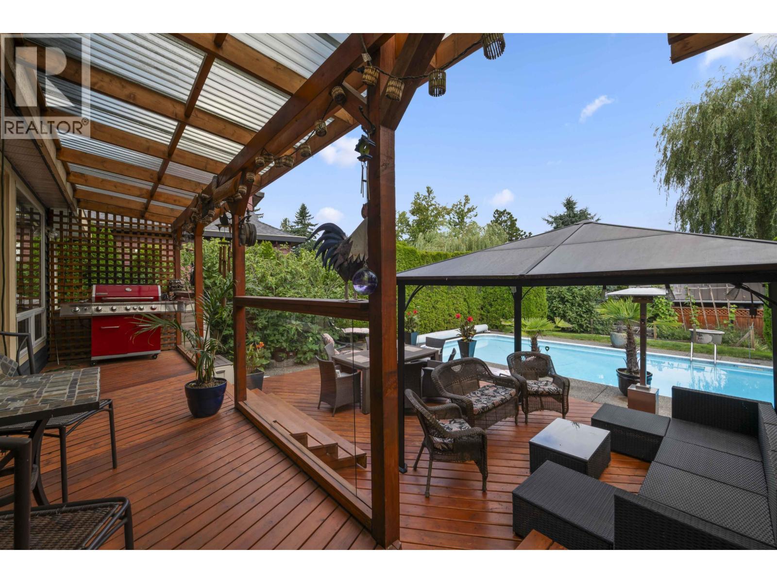 21469 126 Avenue, Maple Ridge, BC - Outdoor With In Ground Pool With Deck Patio Veranda With Exterior