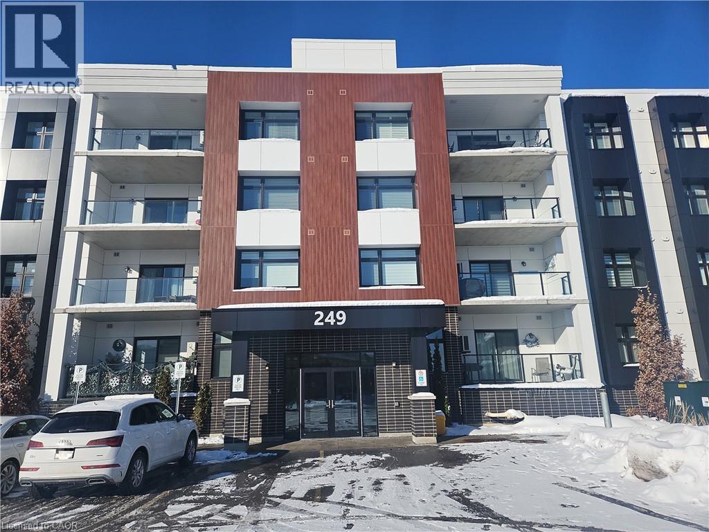 View of apartment building / complex - 249 Grey Silo Road Unit# 301, Waterloo, ON - Outdoor With Balcony With Facade