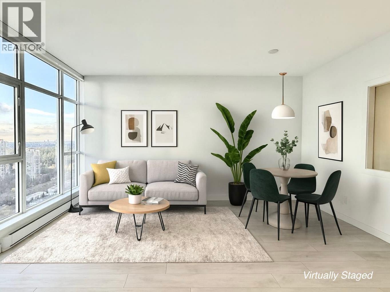 3603 4670 Assembly Way, Burnaby, BC - Indoor Photo Showing Living Room