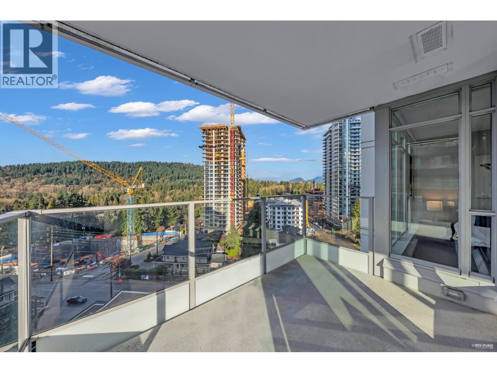 1102 520 Como Lake Avenue, Coquitlam, BC - Outdoor With Balcony With View With Exterior