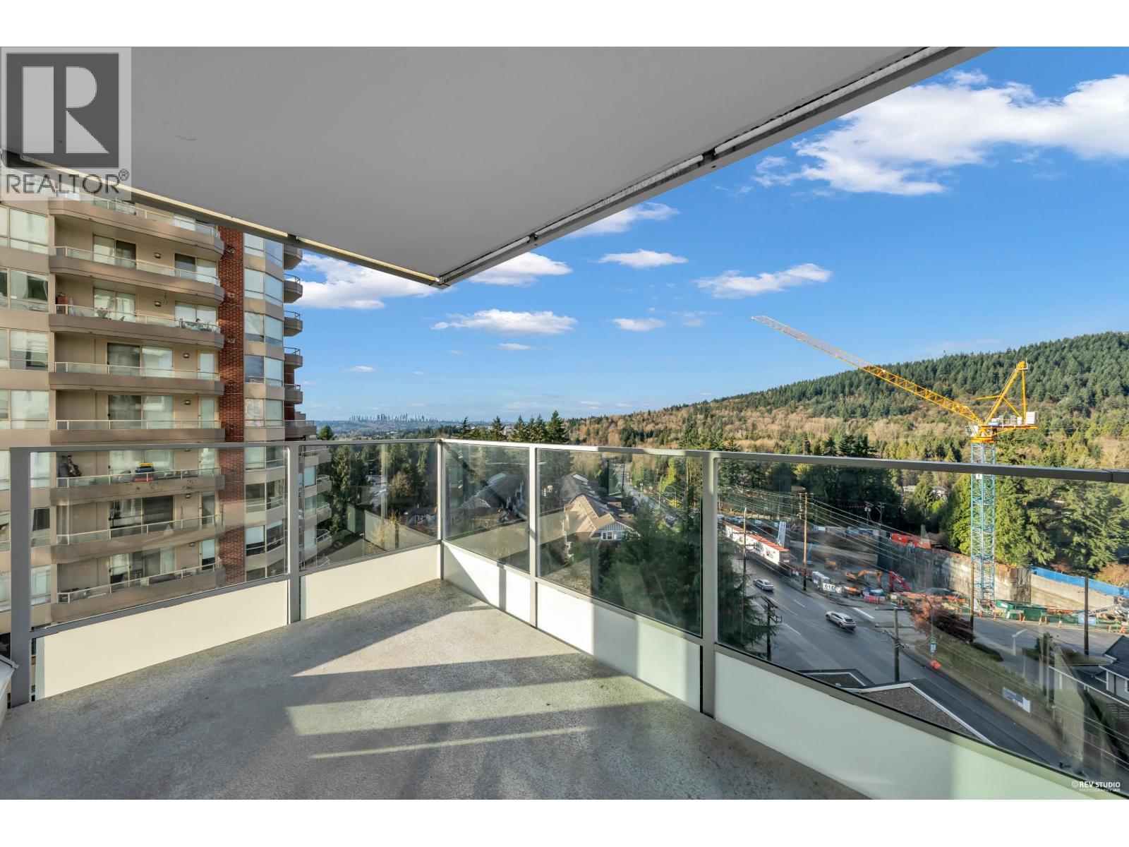 1102 520 Como Lake Avenue, Coquitlam, BC - Outdoor With Balcony With View With Exterior