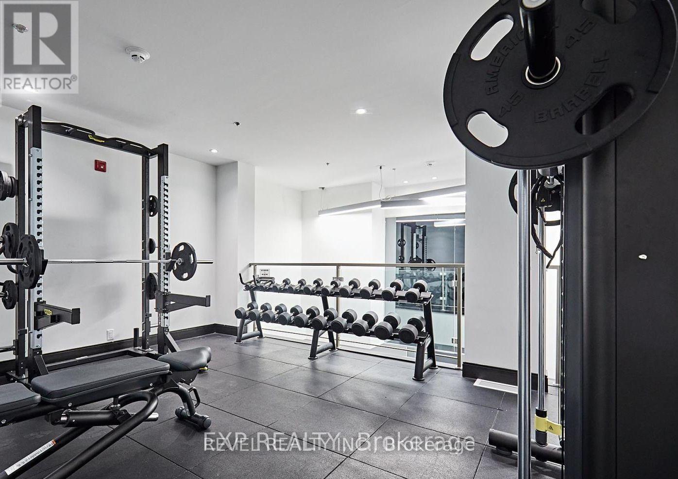 313 - 90 Glen Everest Road, Toronto, ON - Indoor Photo Showing Gym Room