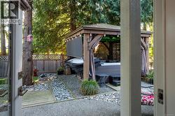 Hot tub and gazebo -