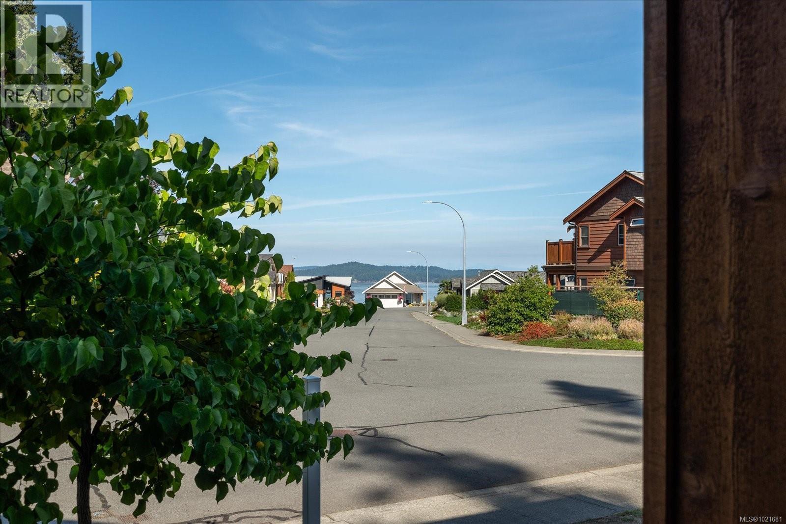 Ocean / street view from the front door - 9048 Driftwood Dr, Chemainus, BC - Outdoor