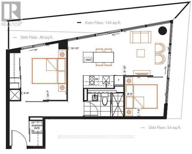 Floor Plan - 1208 - 215 Queen Street W, Toronto, ON - Other