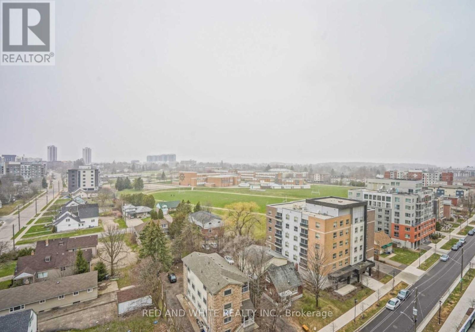 1105 - 8 Hickory Street W, Waterloo, ON - Outdoor With View
