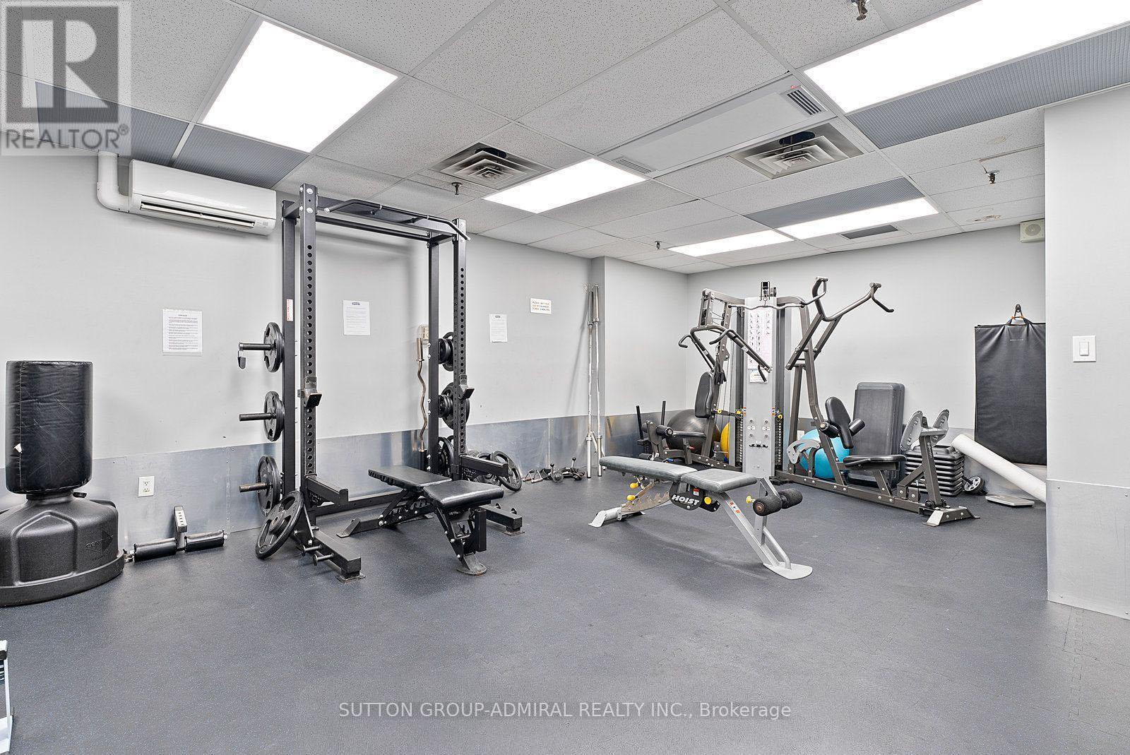 1001 - 270 Scarlett Road, Toronto, ON - Indoor Photo Showing Gym Room