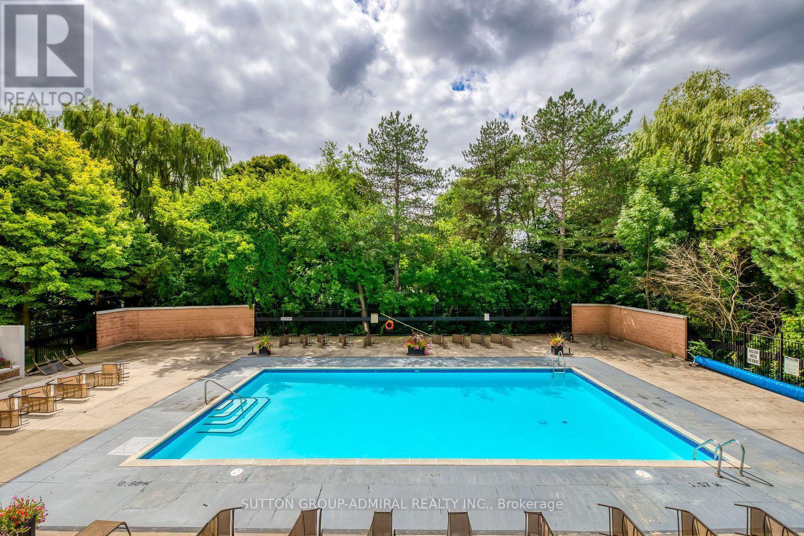 1001 - 270 Scarlett Road, Toronto, ON - Outdoor With In Ground Pool With Backyard