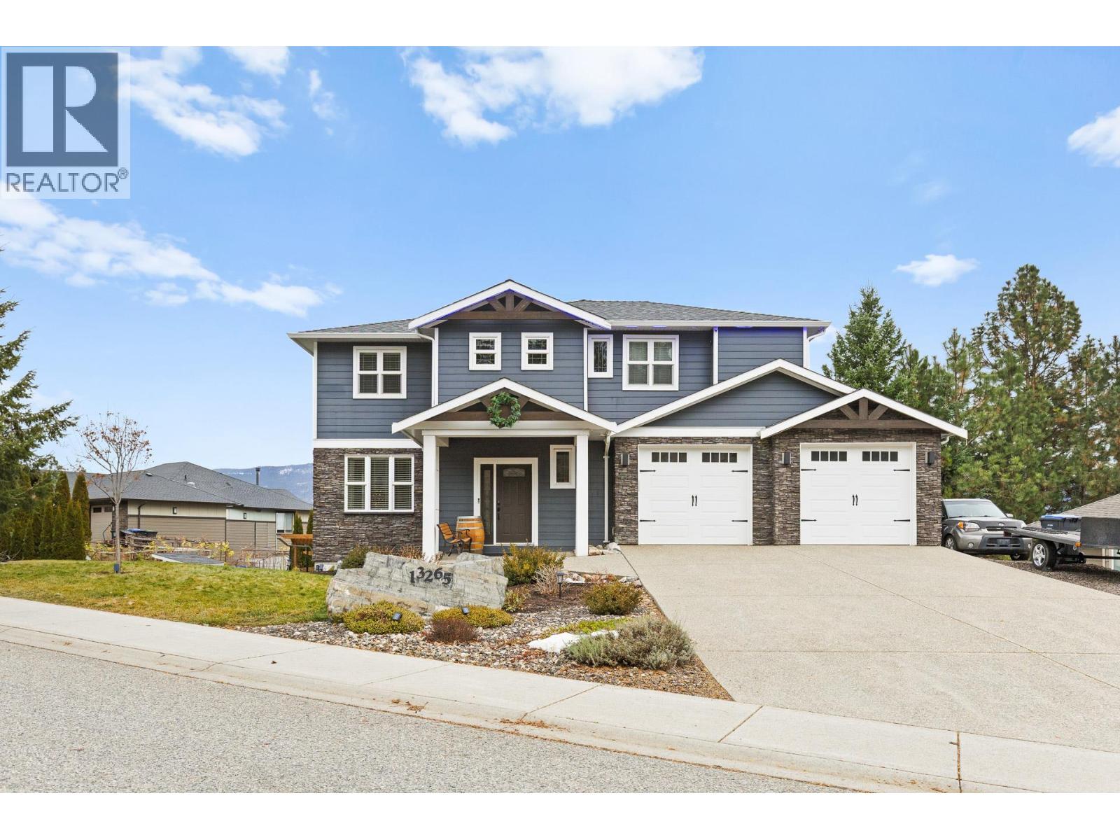 Welcome to 13265 Apex Drive! - 13265 Apex Drive, Lake Country, BC - Outdoor With Facade