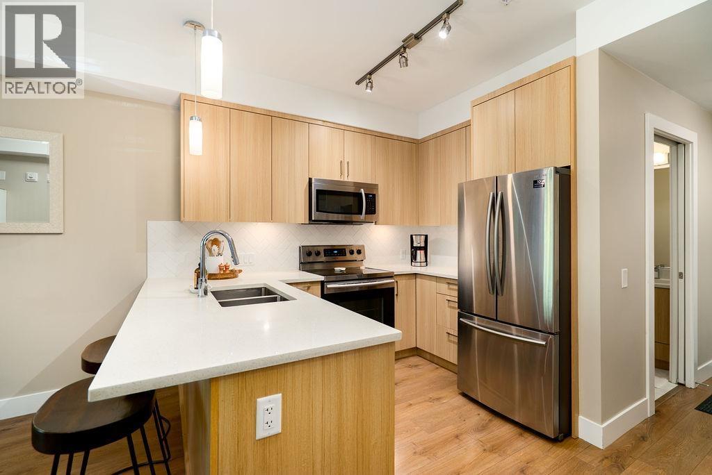 222 12460 191 Street, Pitt Meadows, BC - Indoor Photo Showing Kitchen With Double Sink With Upgraded Kitchen