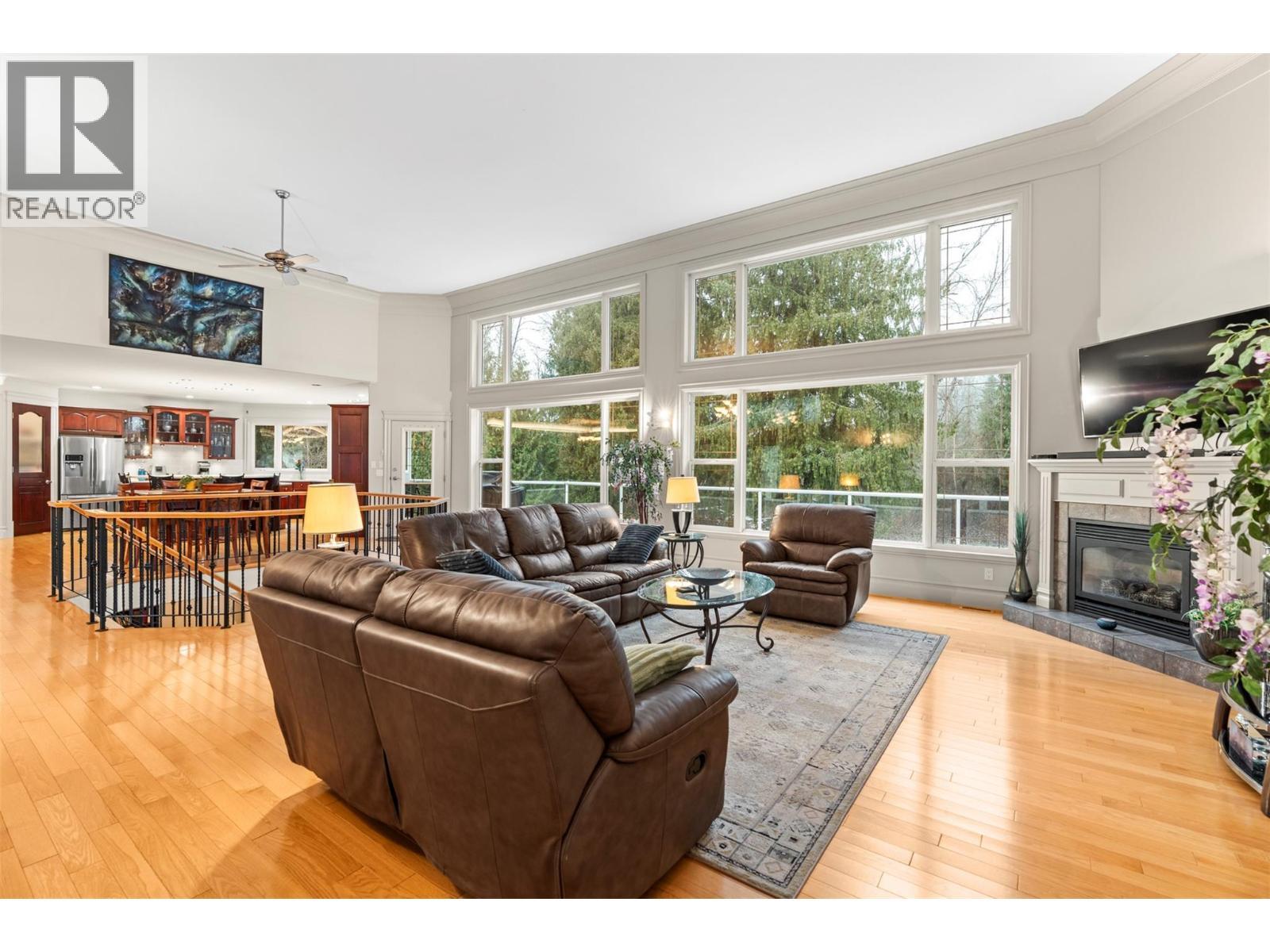 1200 Trans Canada Highway, Sicamous, BC - Indoor Photo Showing Living Room With Fireplace