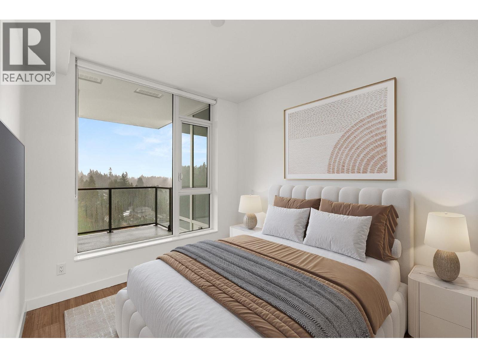 1904 585 Austin Avenue, Coquitlam, BC - Indoor Photo Showing Bedroom