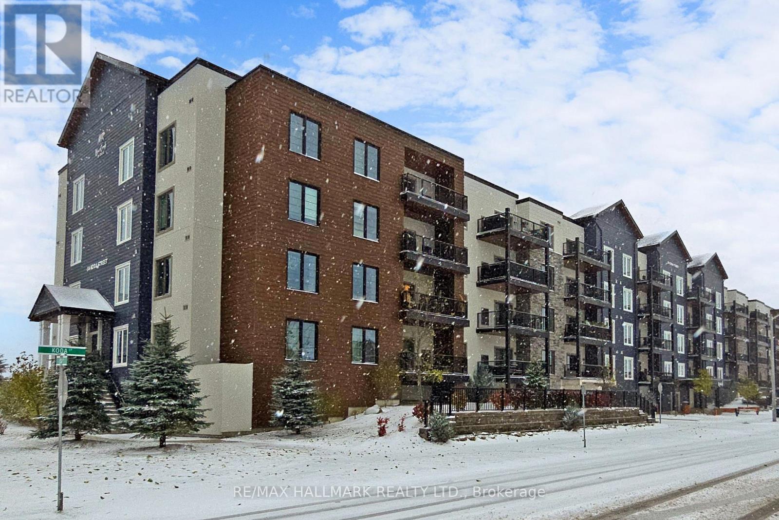 417 - 54 Koda Street, Barrie, ON - Outdoor With Facade