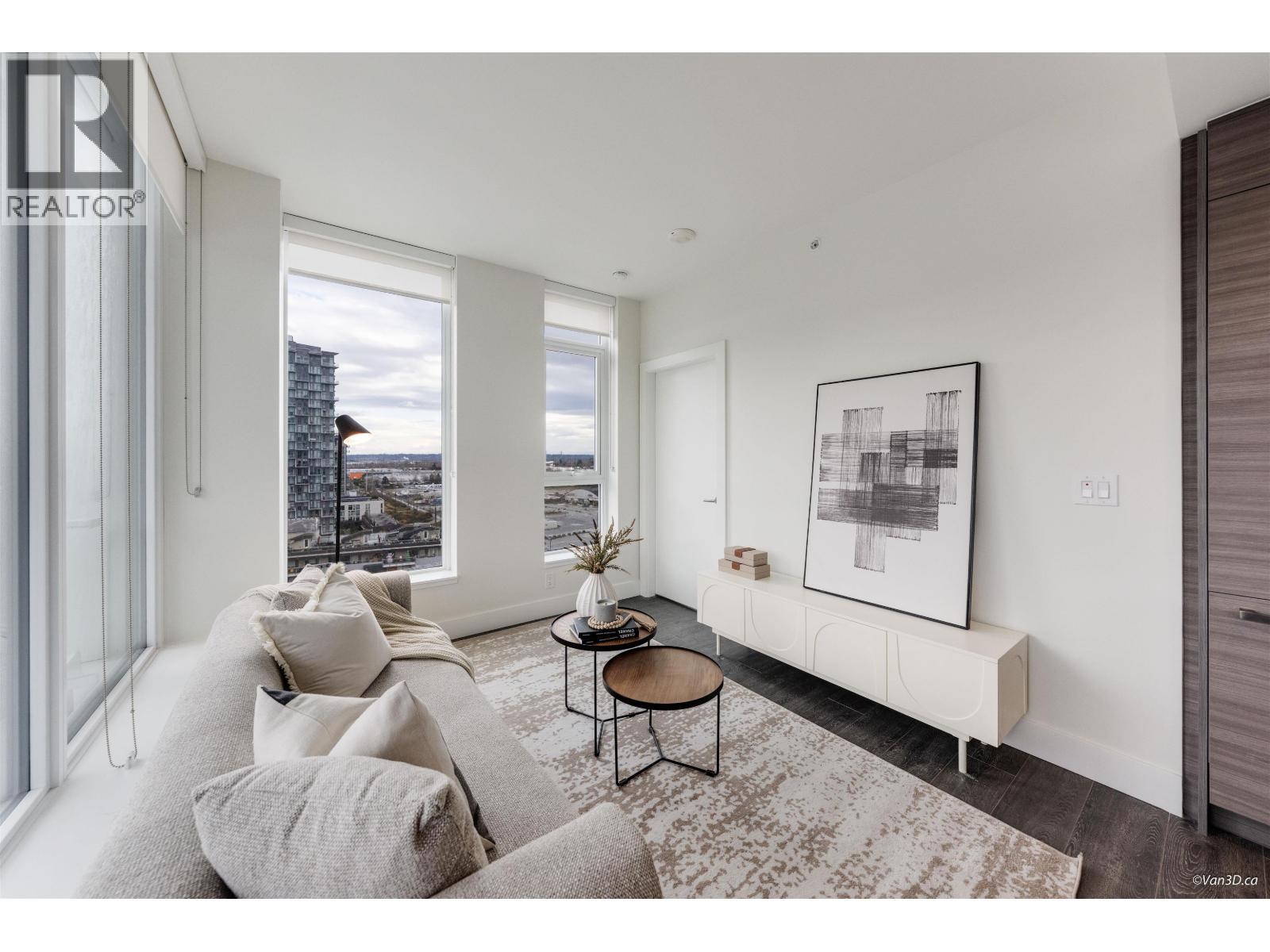 1307 3438 Sawmill Crescent, Vancouver, BC - Indoor Photo Showing Living Room