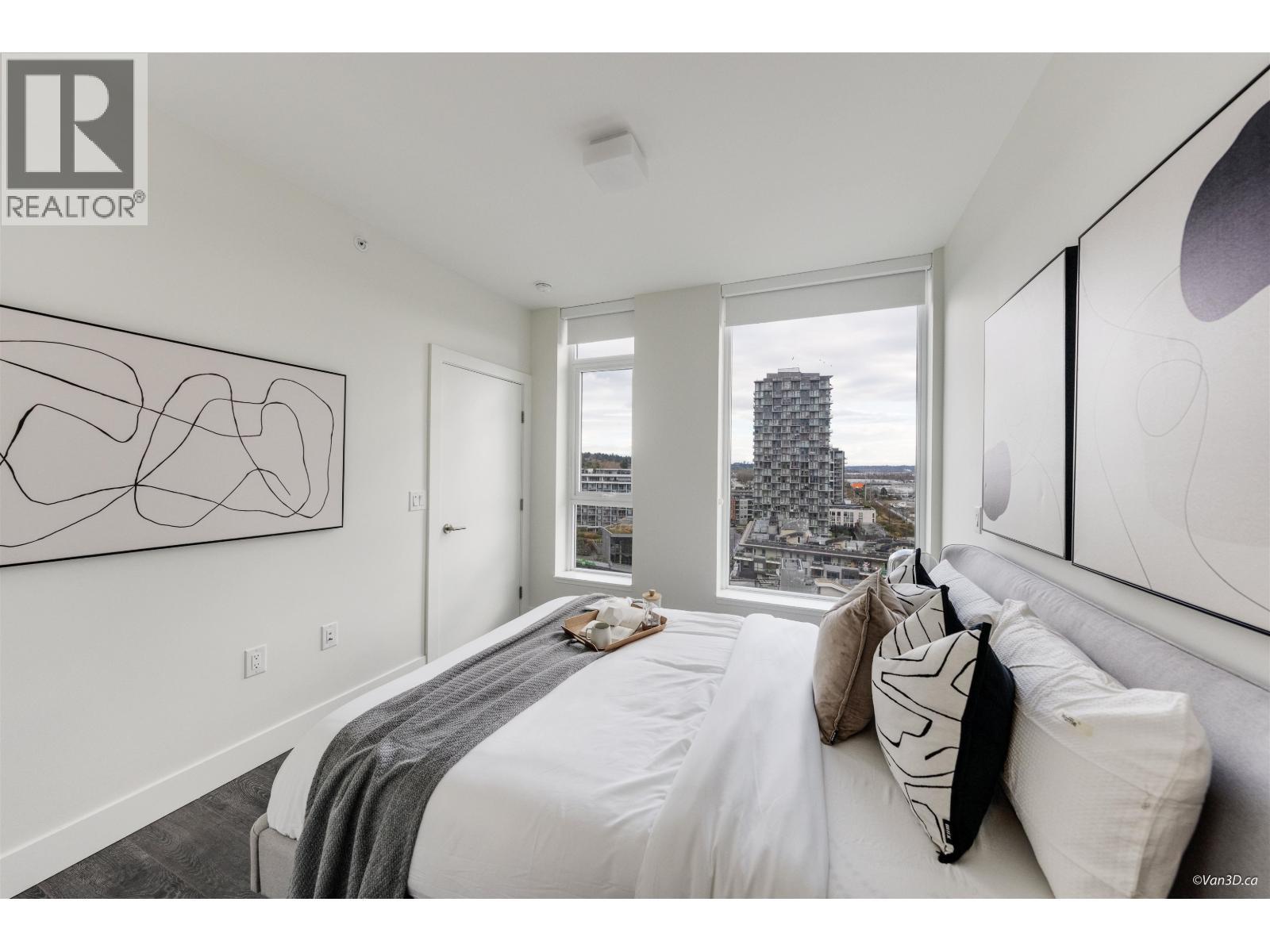 1307 3438 Sawmill Crescent, Vancouver, BC - Indoor Photo Showing Bedroom