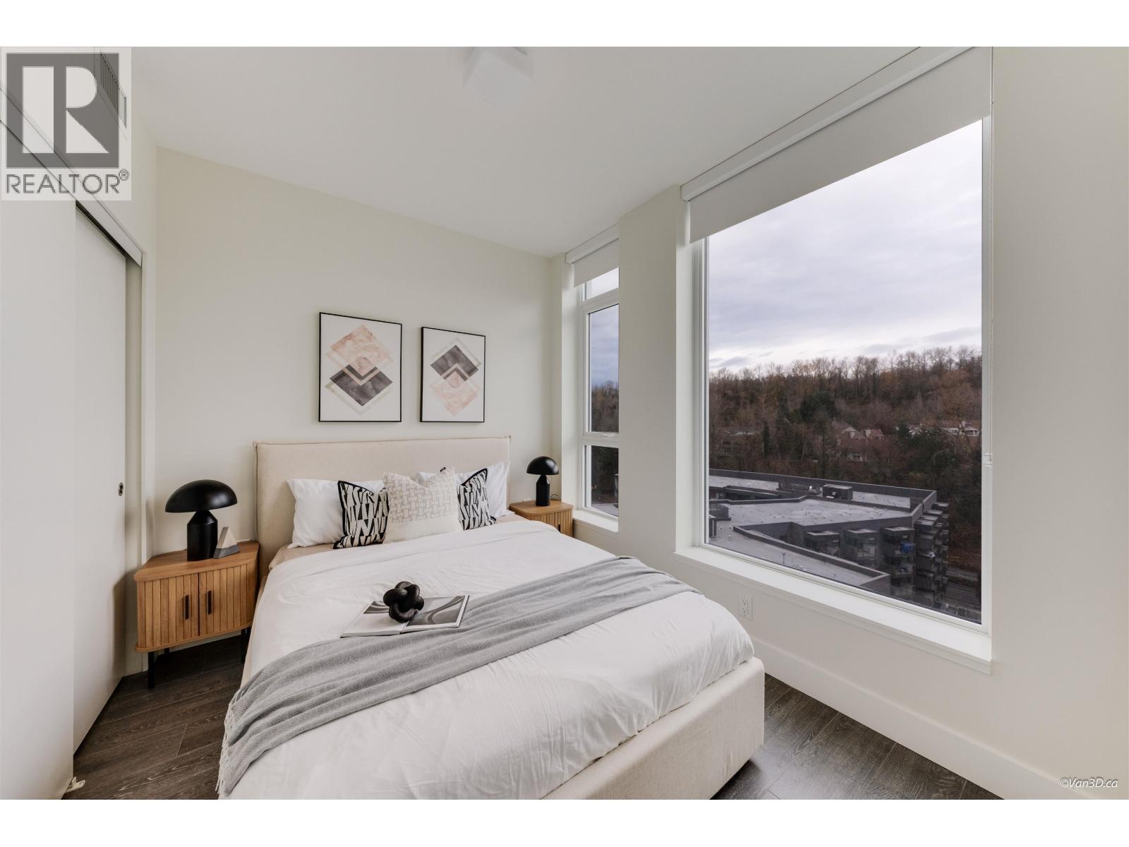 1307 3438 Sawmill Crescent, Vancouver, BC - Indoor Photo Showing Bedroom
