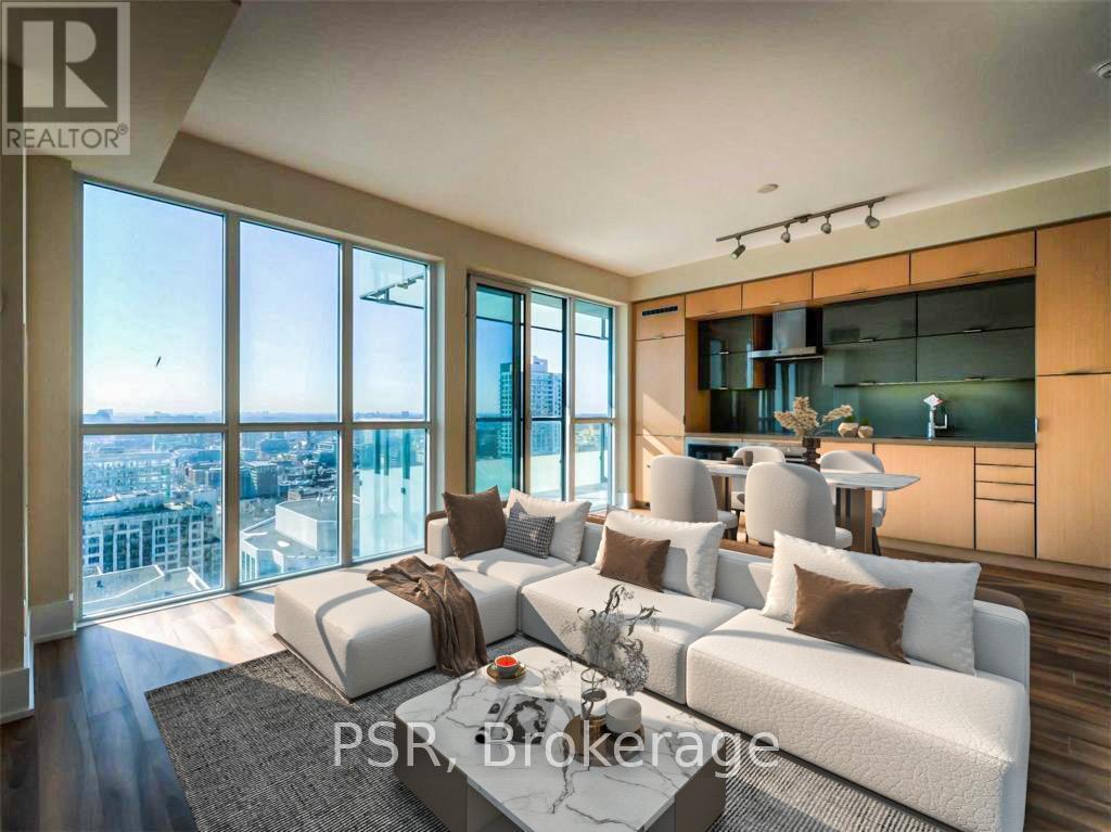 3014 - 300 Front Street W, Toronto, ON - Indoor Photo Showing Living Room