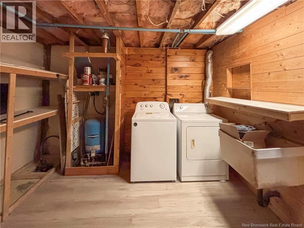 Basement Laundry Room - 5 Bartlett Avenue, Hampton, NB - Indoor Photo Showing Laundry Room