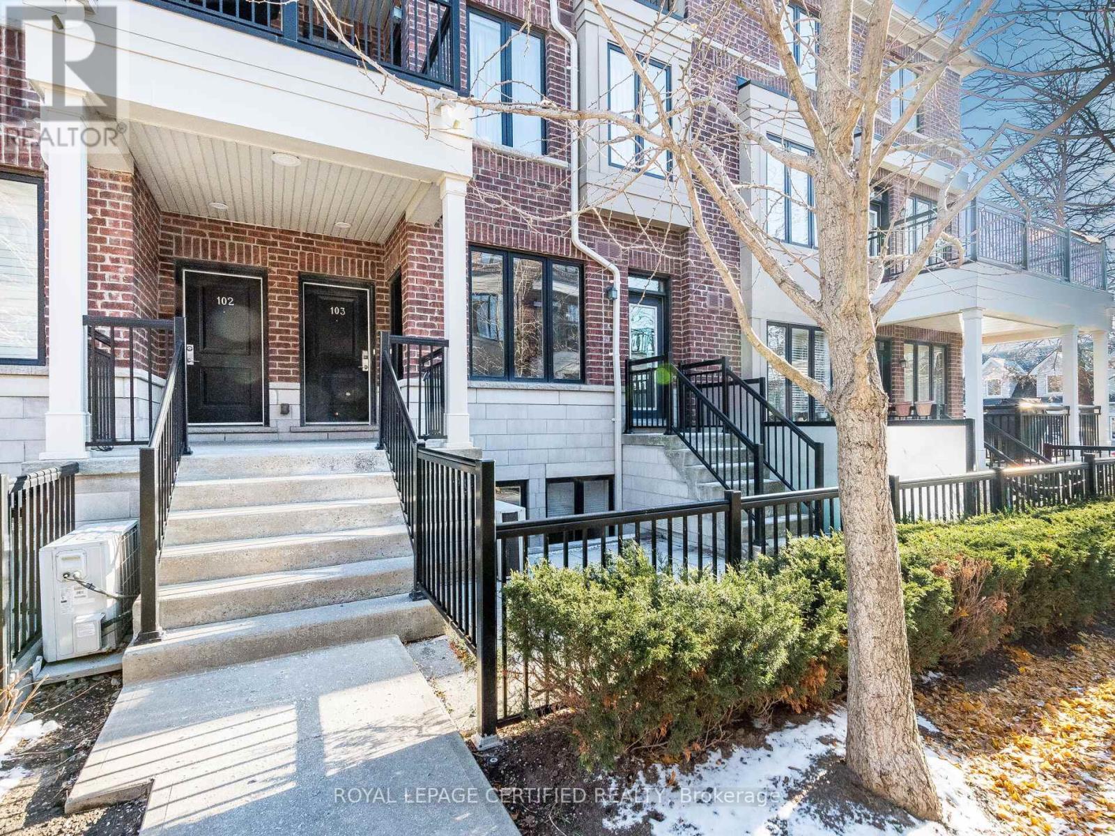 104 - 30 Carnation Avenue, Toronto, ON - Outdoor With Facade