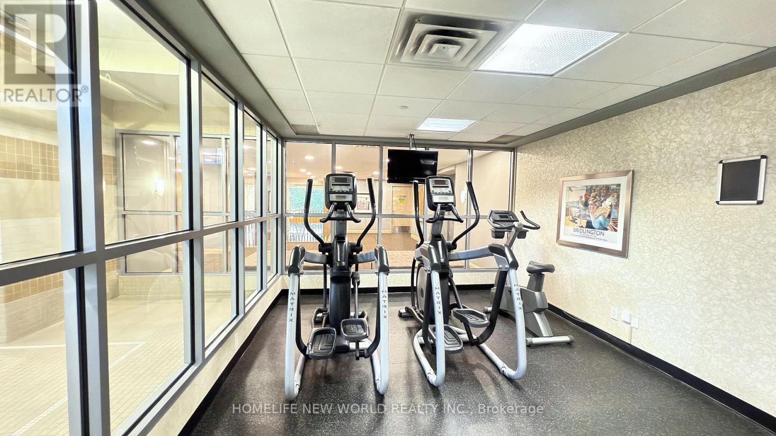 1209 - 4978 Yonge Street, Toronto, ON - Indoor Photo Showing Gym Room