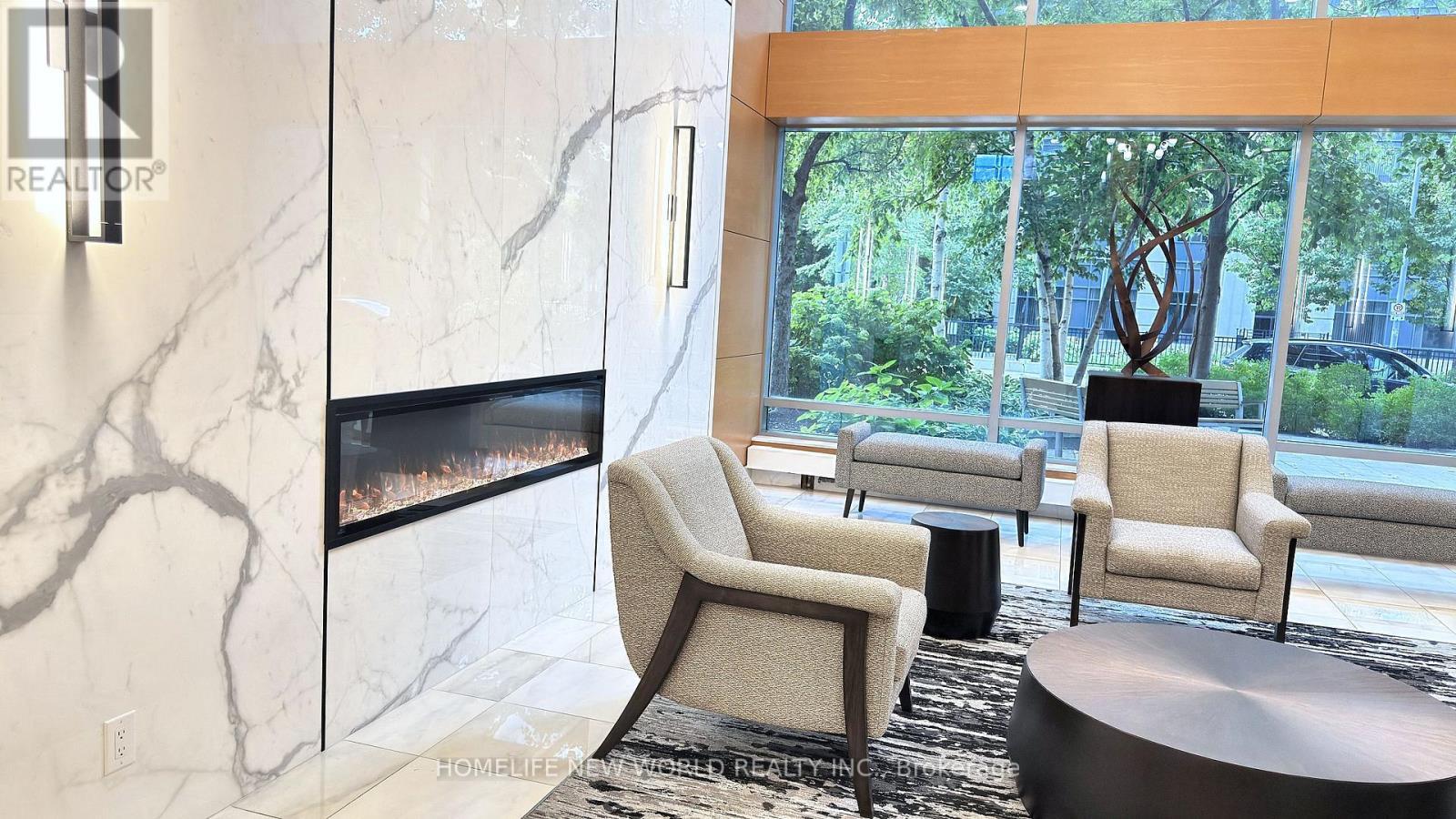 1209 - 4978 Yonge Street, Toronto, ON - Indoor With Fireplace