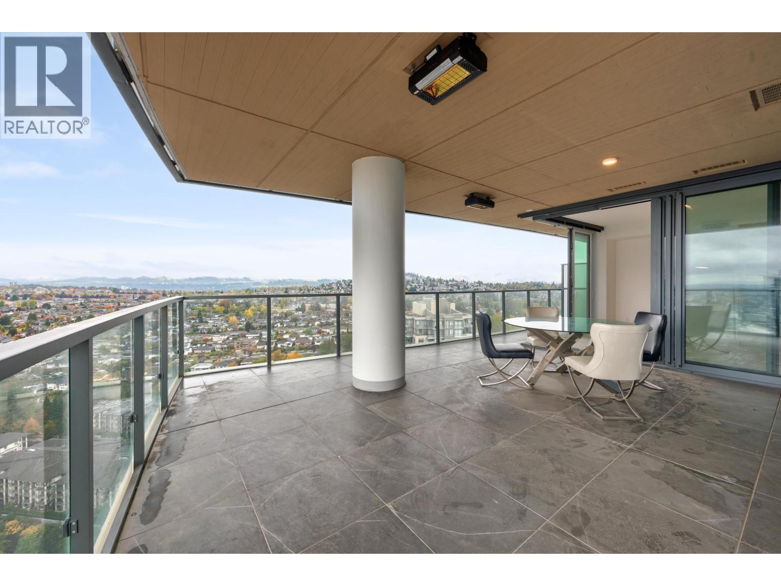 3204 4890 Lougheed Highway, Burnaby, BC - Outdoor With Balcony With View With Exterior