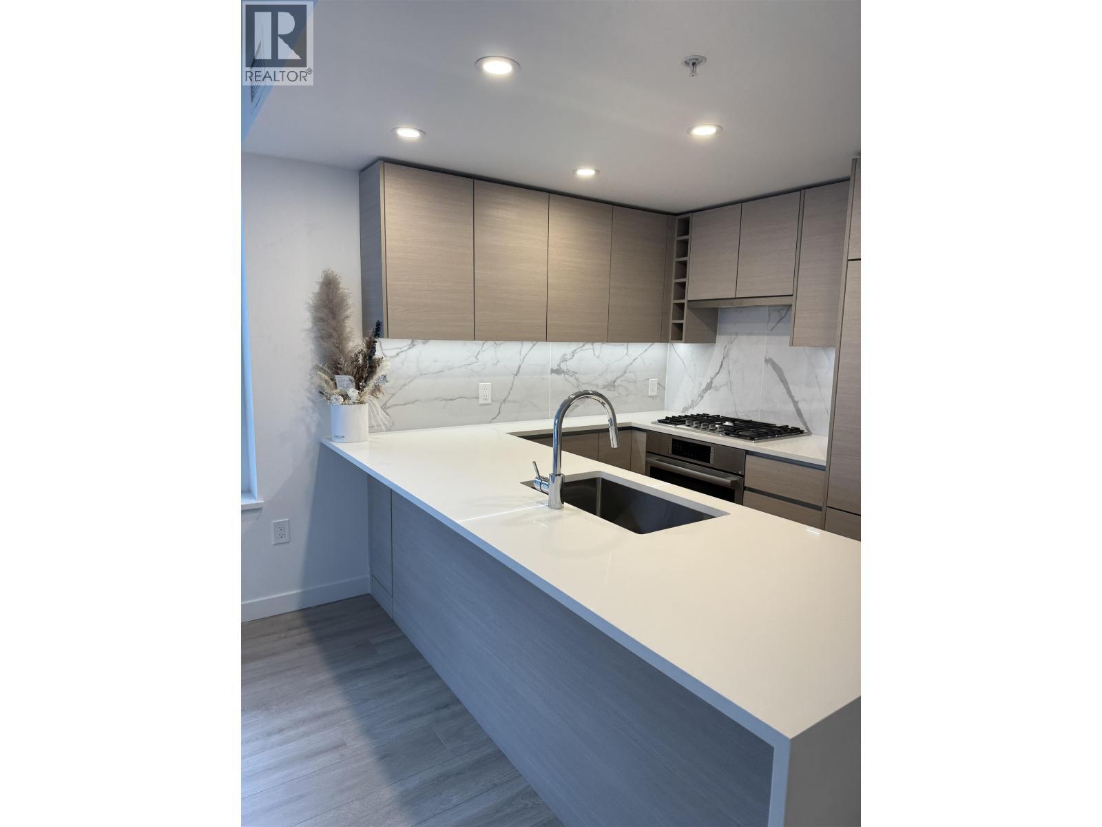 1007 823 Carnarvon Street, New Westminster, BC - Indoor Photo Showing Kitchen